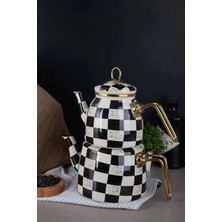 Nishev Eliteclass Çaydanlık Takımı Dama Desen