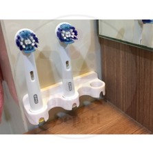 Bi'şeyler Sepeti Oral B Diş Fırçası Duvara Yapışkan Bantlı 3 Başlık Stand
