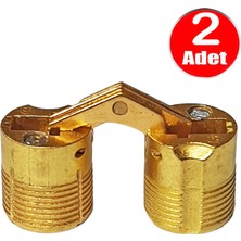 Alet Çantam Gizli Masa Menteşesi 14MM Metal Kırma Katlanır Menteşe - 2 Adet