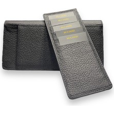 BULDERİ Kartvizitli Telefon Bölmeli  Deri Unisex Cüzdan