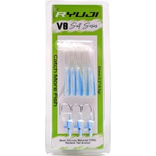 Ryuji V8 8cm 5.5gr Silikon Yem