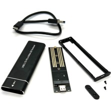 Boblov USB Nvme Kutu Nvme M.2 To Type-C Usb3.1 10GBPS Aluminyum External 2280 2260 2242 2230 Pcı-E M2 Nvme