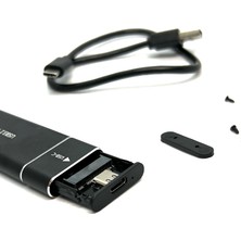 Boblov USB Nvme Kutu Nvme M.2 To Type-C Usb3.1 10GBPS Aluminyum External 2280 2260 2242 2230 Pcı-E M2 Nvme