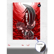 Samuray Kız Manga Anime Poster - Afiş - Dekoratif Duvar Posteri