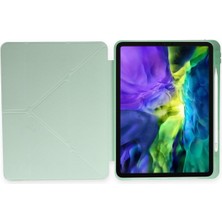 Newface Ipad Pro 12.9 (2021) Kılıf Kalemlikli Mars Tablet Kılıfı - Açık Yeşil 327107