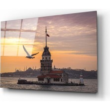 Miraaxx Kız Kulesi 2 Cam Tablo
