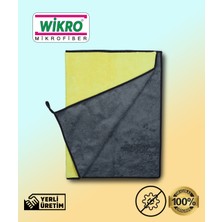 Wikro 30X60CM Araç Temizliği Için Çift Taraflı Zebra Bez 240 Gsm Yüksek Emiş Gücü