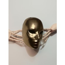 Venemask Venedik Maskesi - Gold Yüz - Bauta Maske