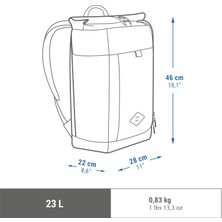 Decathlon Outdoor Sırt Çantası - 23 L - Sarı - Nh Escape 500 Rolltop