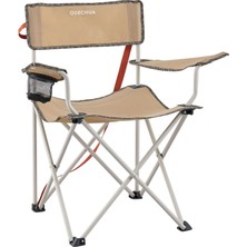 Quechua Katlanır Kamp Sandalyesi - Bej - Basic - 110 Kg