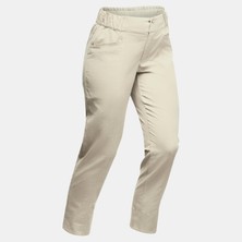 Quechua Kadın Outdoor Keten Pantolon - Bej - NH500