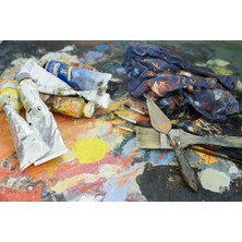 Realistic of Art Museum Yağlıboya Tablo