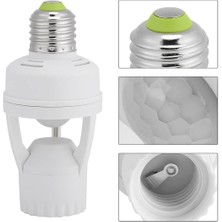 Powermaster E27 Hareket Sensörlü Lamba Tutucu 110-240V 60W