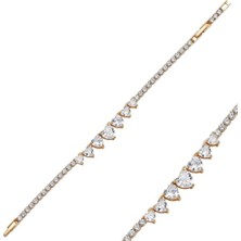 Merano Design Seven Heart Gold Bileklik