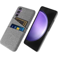 Seashell Digital Samsung Galaxy S23 Fe Kapağı Şok Geçirmez Pc+Çift Kart Yuvaları Light Kumaş Telefon Kılıfı (Yurt Dışından)