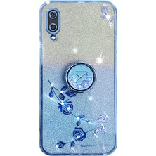 Seashell Digital Samsung Galaxy A02 M02 Tpu Için Kadem Tter Gradient Telefon Kickstand Case Telefon Kılıfı (Yurt Dışından)