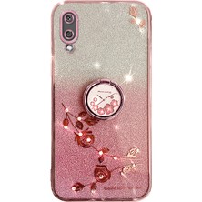 Seashell Digital Samsung Galaxy A02 M02 Tpu Için Kadem Tter Gradient Telefon Kickstand Case Rose Gold Telefon Kılıfı (Yurt Dışından)