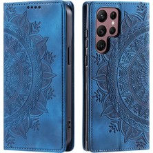 Seashell Digital   S24 Ultra Case Manyetik Otomatik Kapatma Deri Telefon Kılıfı (Yurt Dışından)