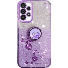 Seashell Digital Samsung Galaxy A73 5g Case Ring Kickstand Tpu Telefon Geri Telefon Kılıfı (Yurt Dışından)