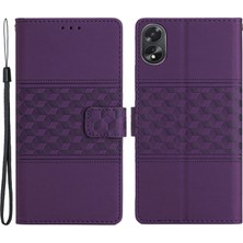 Seashell Digital Samsung Galaxy A05S Için 4g Case Anti Drop Baskılı Rhombus Pu Deri Telefon Stand Al Telefon Kılıfı (Yurt Dışından)