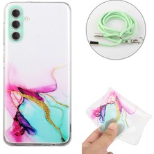 Seashell Digital   S24 Case Mermer Desen Için Kabartma Tpu Tpu Kirkar Arka Telefon Kılıfı (Yurt Dışından)