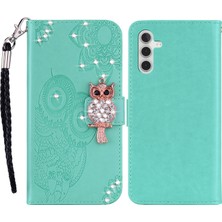 Seashell Digital Samsung Galaxy A05S Için 4g Case Rhinestone Dekor Deri Telefon Cüzdan Kapağı Stand Cen Telefon Kılıfı (Yurt Dışından)