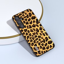 Seashell Digital Samsung Galaxy S23 Fe Leopard Doku Pu Deri+Tpu+Pc Telefon Kılıfı (Yurt Dışından)