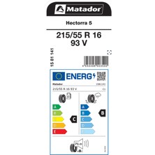 Matador 205/55 R16 91V Hectorra5 Oto Yaz Lastiği (Üretim Yılı:2024)