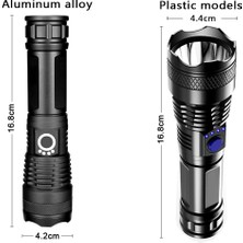 Dgspirit [rongcai] Jh L-839 Güçlü Işık Flaş 3 Modlu USB LED El Feneri Kampçılık Balıkçılık Cod (Yurt Dışından)