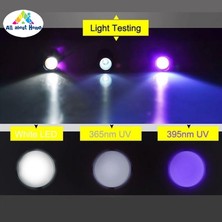 Dgspirit 395NM LED Uv El Feneri Torch Işık Ultra Violet Işık Blacklight Uv Lambası Marker Checker Algılama Için (Yurt Dışından)