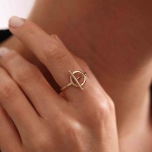 Sembol Gold Fine Hermes Yüzük