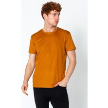Cekmon Erkek Fit Rahat Naylon Bisiklet Yaka Seyahatlik T-Shirt