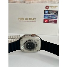 Gri Watch 8 Ultra Hk 9 Ultra 2 Hd Ekran Yapay Zekalı V3 Akıllı Saat Ithalatçı Garantili Gri Android