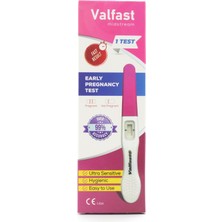 Valfast Erken Gebelik Testi – Yüksek Hassasiyet, Pratik Kullanım 1 Adet