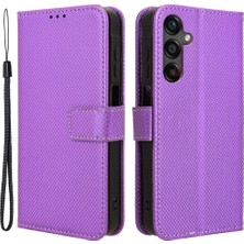 Seashell Digital Samsung Galaxy A25 5g Pu Deri Koruyucu Purple Telefon Kılıfı (Yurt Dışından)