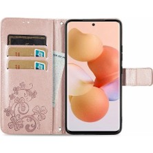 BDT Market Xiaomi 12 Için Kılıf Deri Kılıf Zarif Iş Kısa Kayış Kapak Çevirin (Yurt Dışından)