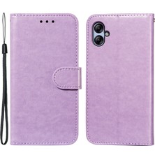 Seashell Digital Samsung Galaxy A04E 4G/M04 4G/F04 4g Tpu+Pu Deri Cover Manyetik Kapatma Telefon Kılıfı (Yurt Dışından)