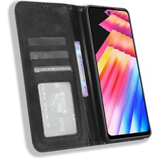 BDT Market Infinix Sıcak 30 4g Cüzdan Pu Deri Manyetik Kapatma Için Kılıf (Yurt Dışından)