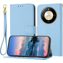 BDT Market Onur X50 Için Telefon KILIFI/X9B Cüzdan Litchi Desen Flip Folio Pu Deri (Yurt Dışından)