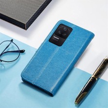 BDT Market Xiaomi Redmi K40S Için Kılıf Kısa Kayış Dört Yapraklı Yonca Deri Kılıf Flip (Yurt Dışından)