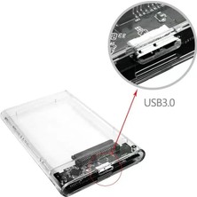 Concord C703 USB 3.0 Şeffaf Kasa Hardisk Kutusu 2.5 Inç Sata/hdd/ssd Uyumlu