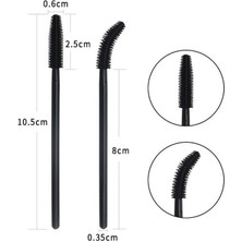 Mingming Shop Çok Licone Maskara Değneklerini Aplikatör Tek Kullanımlık Kirpik Fırçaları Tarak Güzellik Makyaj Fırçası Kadınlar Için Kirpik Uzatma Araçları (Yurt Dışından)