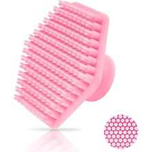 Mingming Shop Pembe Tarzı Menwoman Silikon Minyatür Yüz Derin Temiz Tıraş Masajı Yüz Tahta Fırçası Banyo Masajı Yüz Temizleme Scrubber (Yurt Dışından)