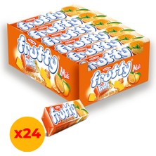 Tayaş Frutty Midi Portakallı Yumuşak Şeker 20 Gr X 24 Adet Kutulu