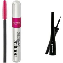 Farmasi Double Lash Extend Çift Etkili Maskara + Deep Look Eyeliner 01