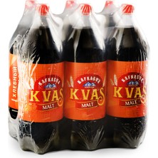 Kafkasya Meşrubatları KVAS (MALT) Aromalı Gazlı İçecek ( 2 Lt. x 6 Adet)