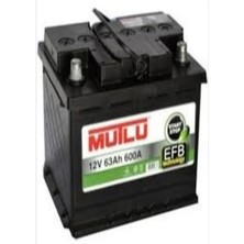 Mutlu 12V 60 Amper Efb (Start-Stop) Akü.!! Yeni - Güncel Üretim.!!