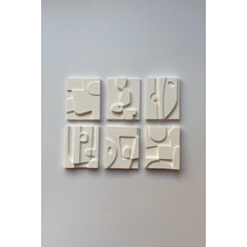 Sin İstanbul 6'lı Picasso Buzdolabı Magneti Beyaz