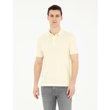 Pierre Cardin Erkek Limon Slim Fit Basic Tişört 50280754-VR035