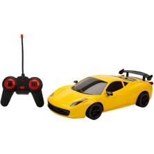 Toysan 1:12 Night Racer 3D Işıklı Uzaktan Kumandalı USB Şarjlı Araba 35 Cm. - Yeşil